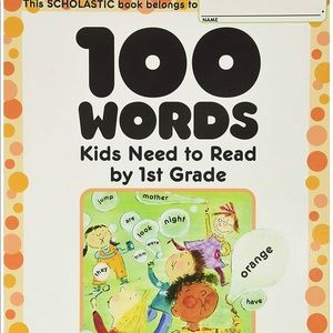 100 words kids need to read by 1st grade workbook